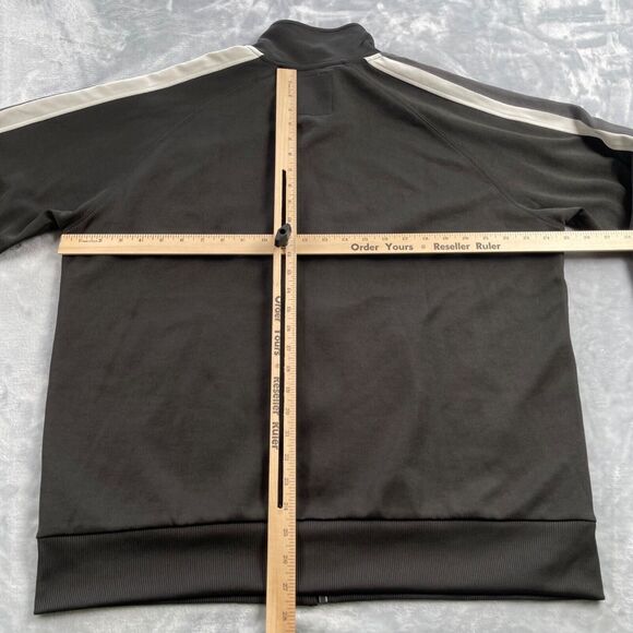 G-star Raw Jacket Mens XL Side Stripe Track Top Full Zip Tape Inset Raven Color - Picture 6 of 16
